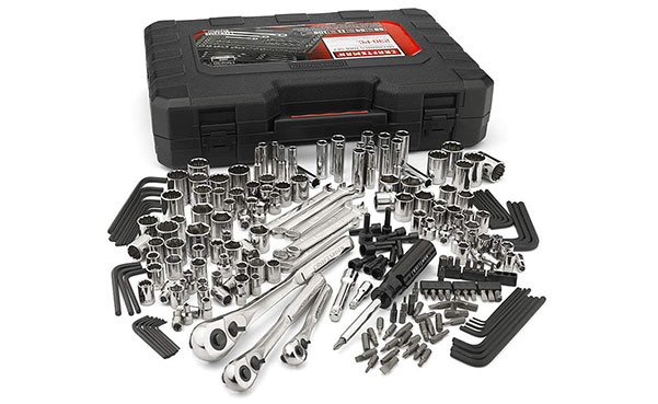 Craftsman 230-Piece Silver Finish Standard and Metric Mechanic's Tool Set