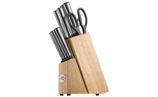 Ginsu Koden Series 10-Piece Natural Block Cutlery Set