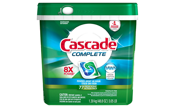 Cascade Complete Actionpacs Dishwasher Detergent