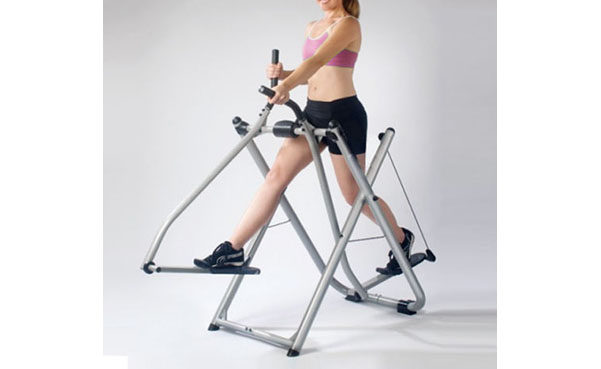 Folding Elliptical Glider with Pedometer
