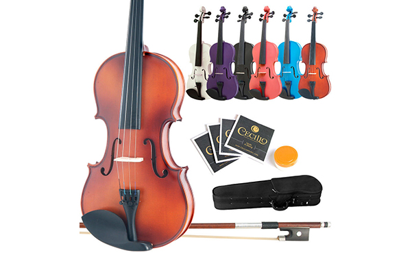 Mendini Student Violin Package