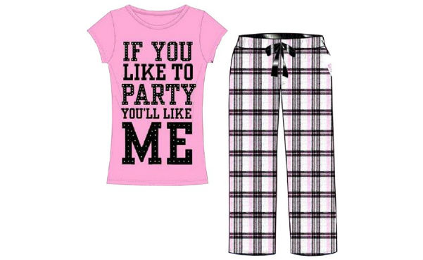 Emme Jordan Cotton 2-Piece Long Ladies Pajama Set