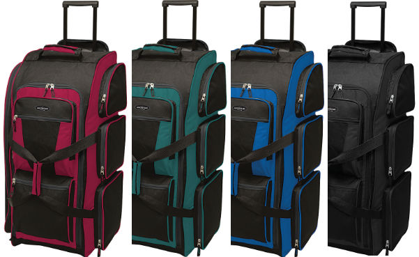 Travelers Club Luggage 30 Upright Rolling Duffel Bag