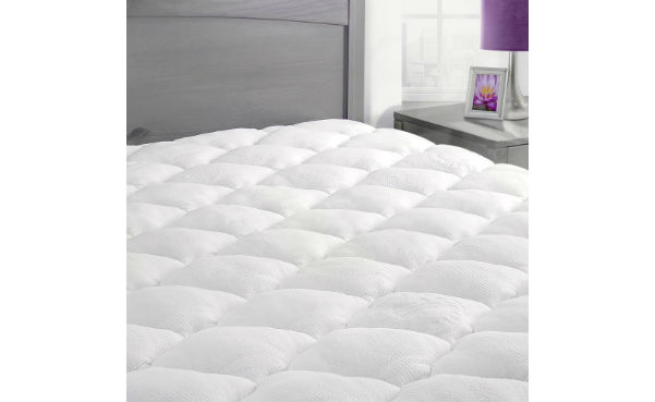 Bamboo Mattress Pad with Fitted Skirt