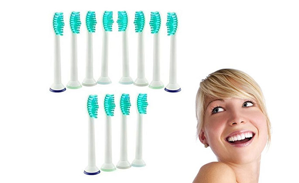 12-Pack Philips Sonicare Replacement Toothbrush Heads