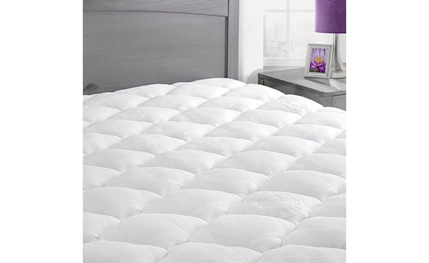 Rayon From Bamboo Mattress Pad with Fitted Skirt