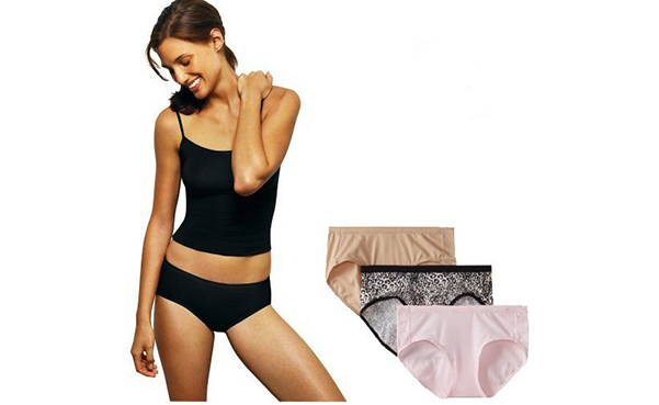 3 Pairs: Ladies Hanes Ultimate Perfect Stretch Hipster Panties