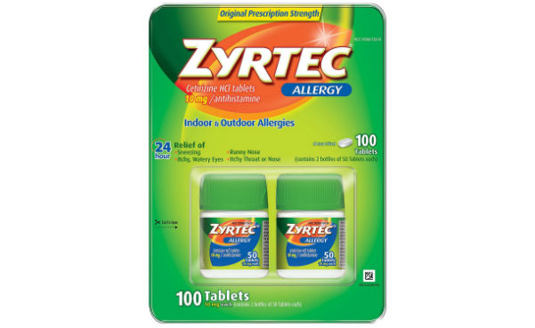 Zyrtec Allergy 10mg Tablets