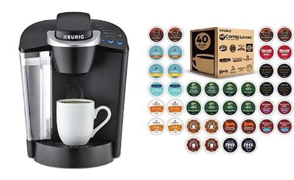 Keurig Brewer and 40 Count K-Cups