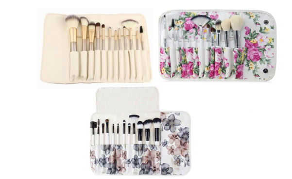 Professional Makeup Brush Set with Pouch