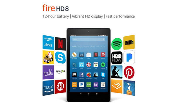 Fire HD 8 Tablet with Alexa, 16 GB