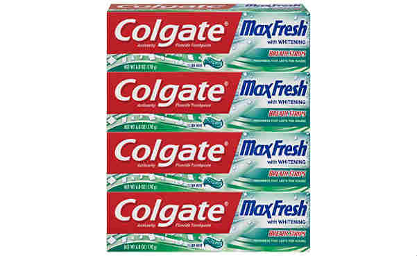 colgate max fress whitening toothpaste
