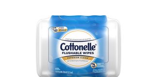 Cottonelle GentlePlus Flushable Wipes,