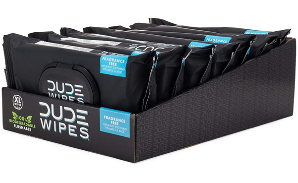 DUDE Wipes Flushable Wipes, Pack of 6
