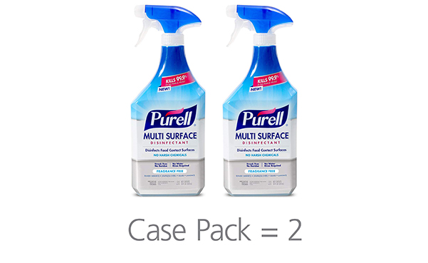 PURELL Multi Surface Disinfectant Spray, Pack of 2