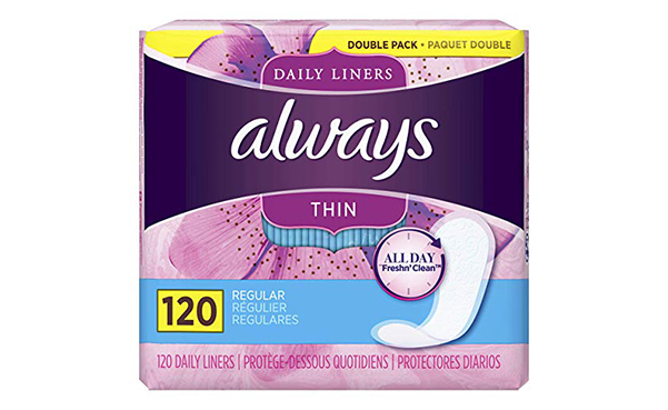 Always Thin Daily Liners, 120 Count