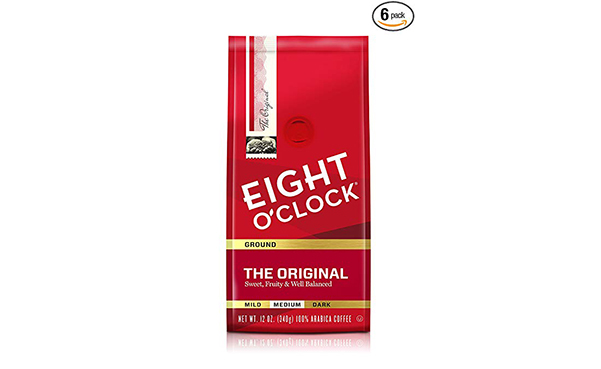 Eight O'Clock The Original Ground Coffee, Pack of 6