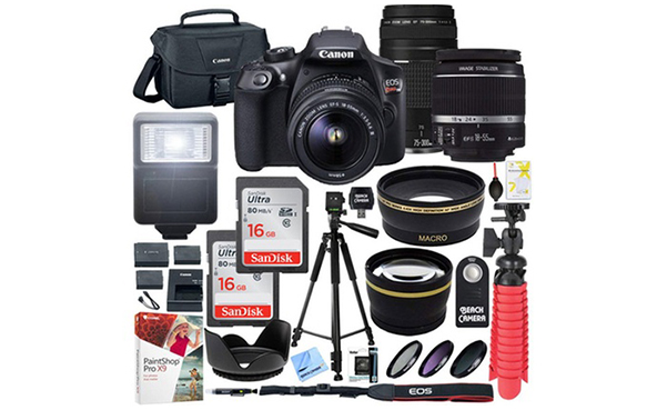 Canon EOS Rebel T6 18MP DSLR Camera and Accesories