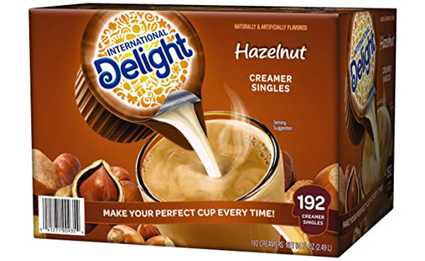International Delight, Hazelnut, Creamers Singles, 192 Count