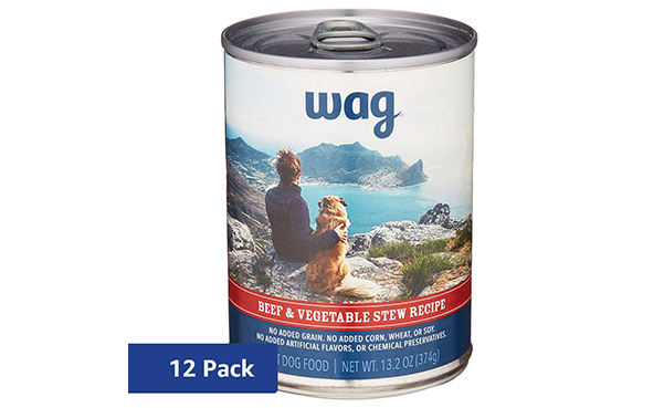 Wag Wet Dog Food, Pack of 12