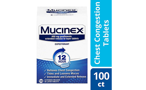 Mucinex Extended Release Tablets for Chest Congestion