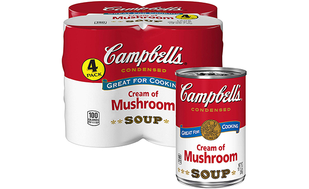 Campbell's Condensed Cream of Mushroom Soup, 4 Count