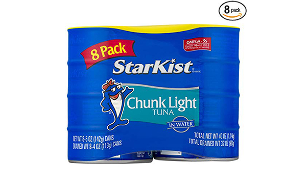 StarKist Chunk Light Tuna in Water, Pack of 8