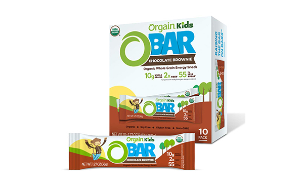 Orgain Organic Kids Energy Bar, 10 Count