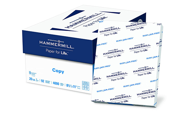 Hammermill Letter Size Copy Paper, 4000 Sheets