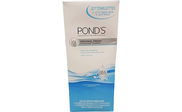 Ponds Facial Cleansing Wipes, 127 Count