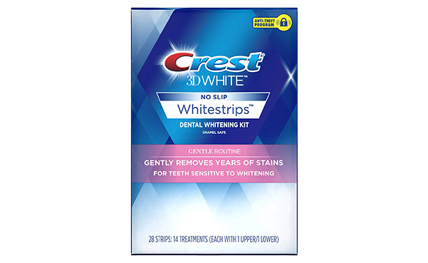 Crest 3D White Whitestrips Gentle Routine Teeth Whitening Kit