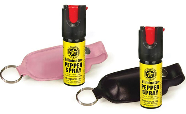 Pepper Spray Canister with Soft Case and Keyring