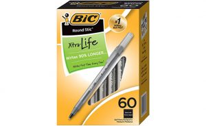BIC Round Stic Xtra Life Ballpoint Pen