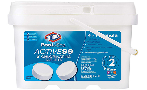 Clorox Pool&Spa Active99 3" Chlorinating Tablets