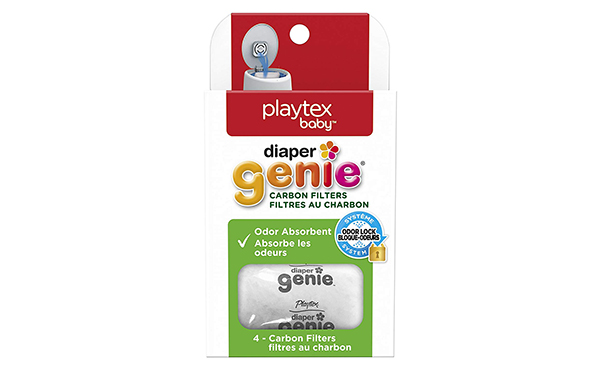 Diaper Genie Playtex Carbon Filter Refill Tray for Diaper Pails, 4-Count