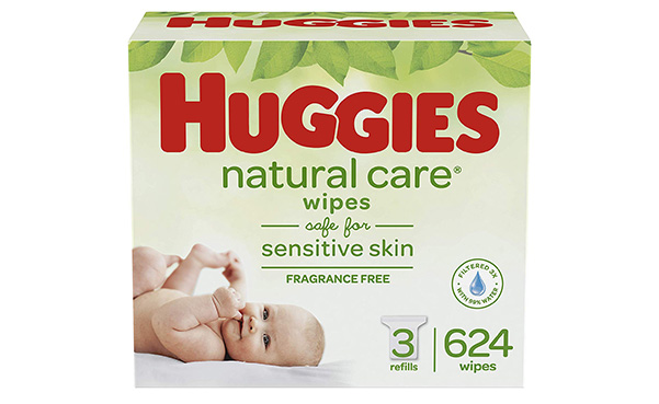 HUGGIES Natural Care Unscented Baby Wipes