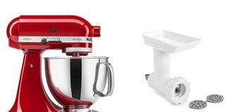 KitchenAid Stand Mixer with Food Grinder Attachment