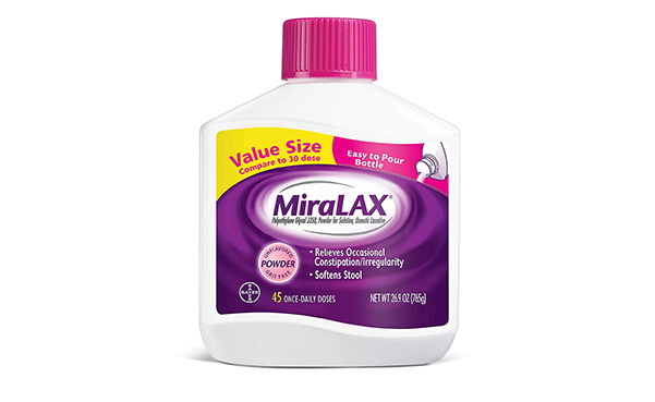 MiraLAX Laxative Powder for Gentle Constipation Relief