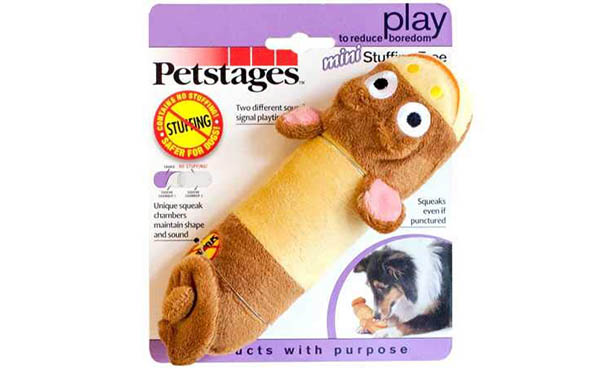 Petstages Squeak Monkey Dog Toy for Small Dogs