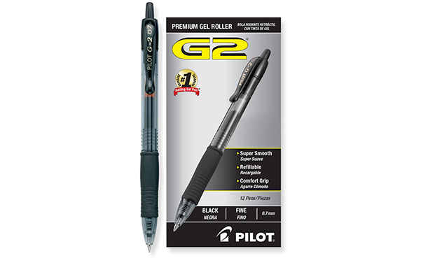 Pilot G2 Retractable Gel Ink Roller Ball Pens