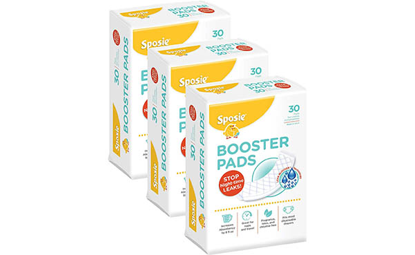 Sposie Booster Pads Diaper Doubler, 90 Count