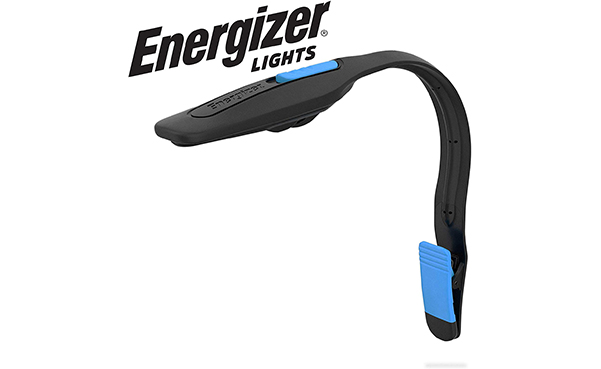 Energizer Clip on Book Light for Reading in Bed