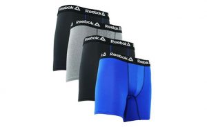 Reebok Men's Performance Boxer Briefs, 4-Pack