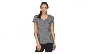 Reebok Women's Fitted Performance Varigated Heather Jersey T-Shirt