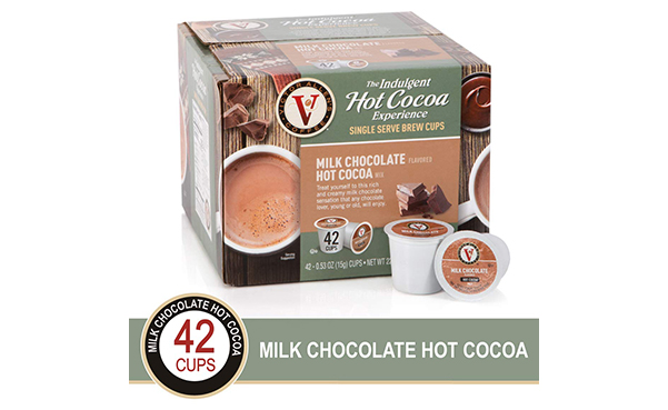 Victor Allen Milk Chocolate Hot Cocoa Single Serve Cups, 42 Count