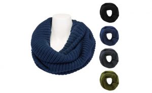 Women’s Classic Knit Wide Infinity Scarf