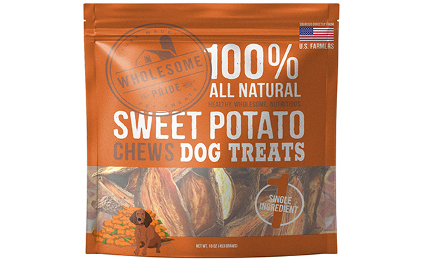 Wholesome Pride Sweet Potato Chews Dog Snacks