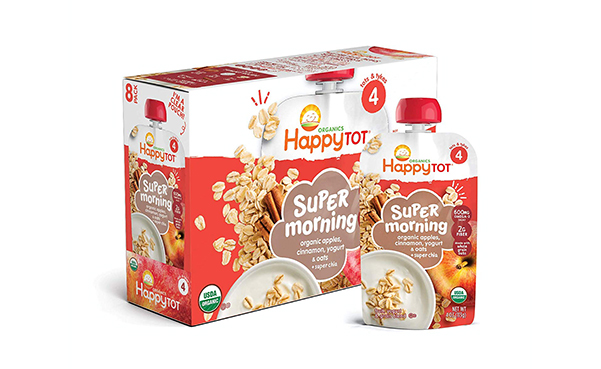 Happy Tot Stage 4 Super Morning, 8-Pack