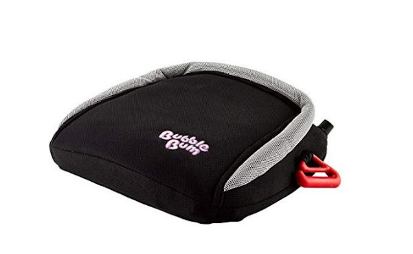 BubbleBum Inflatable Backless Travel Booster Car Seat, Black