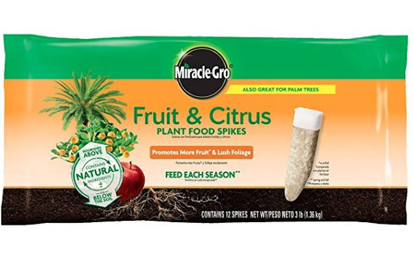Miracle-Gro Fruit & Citrus Plant Food Spikes, 12 Spikes